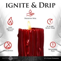 Master Series Thorn Drip Candle 12 Master Series Thorn Drip Candle -Boyz Shop AH235 04