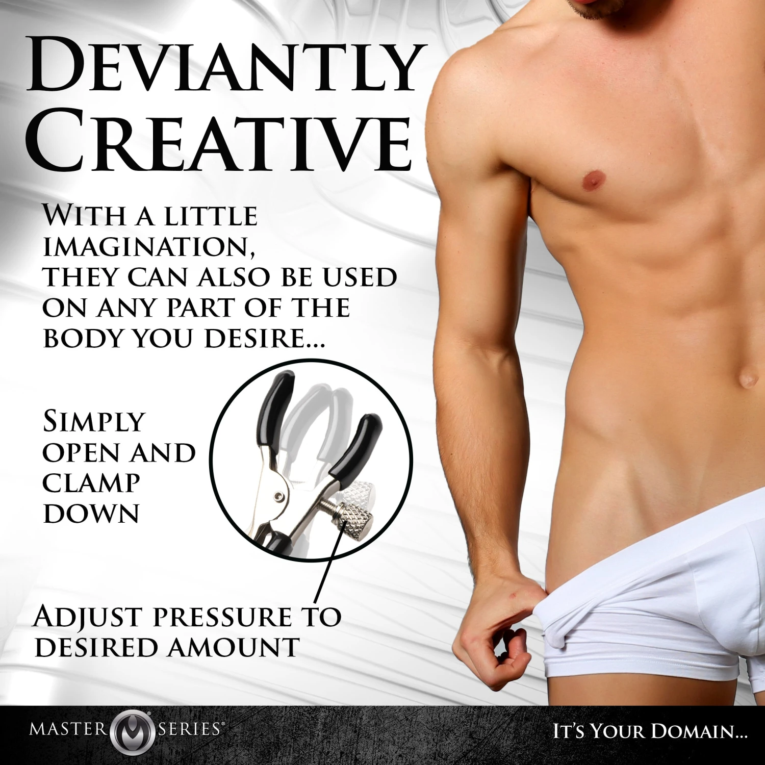 Master Series Daggers Double Chain Nipple Clamps 6 Master Series Daggers Double Chain Nipple Clamps - Image 6