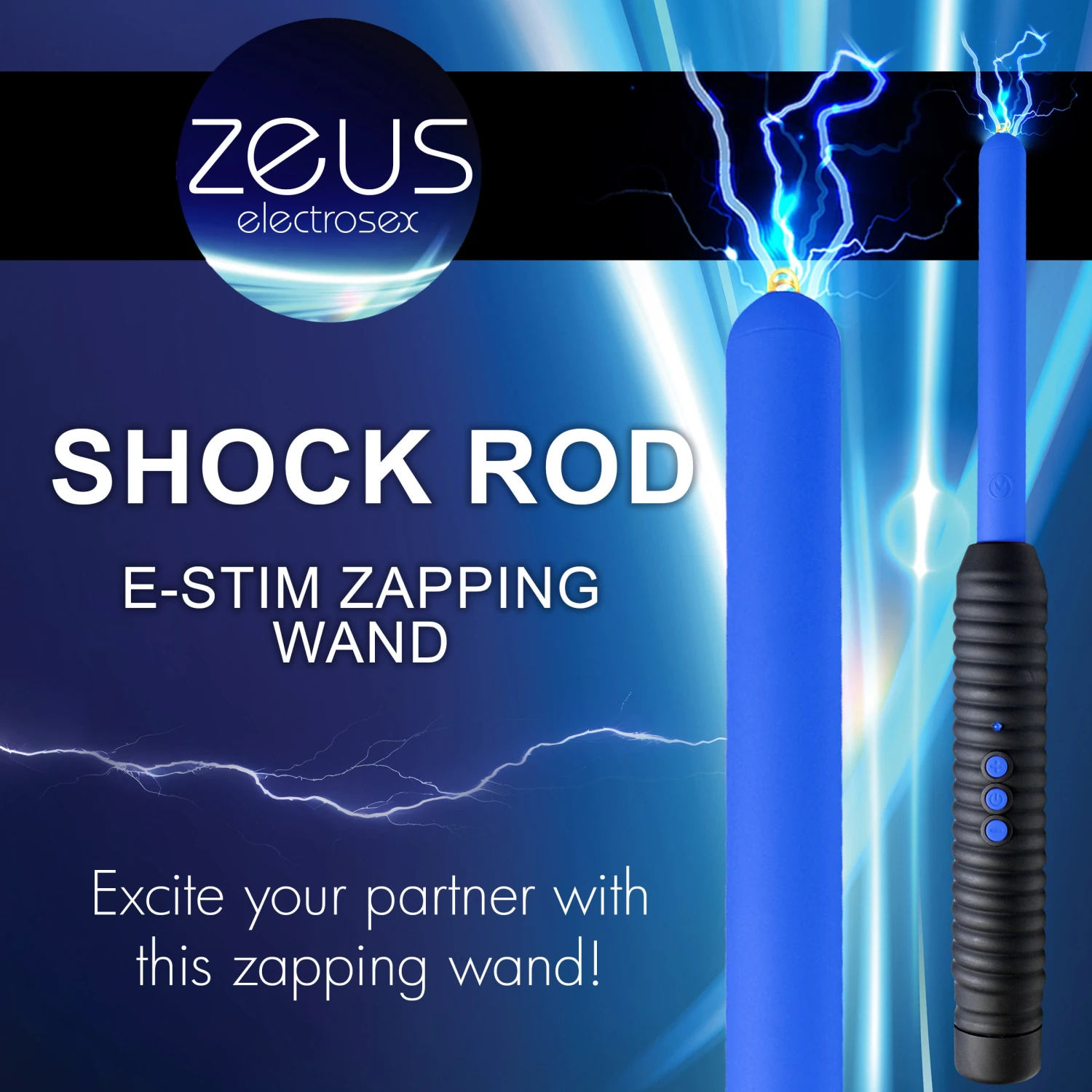 Master Series Shock Rod Zapping Wand 2 Master Series Shock Rod Zapping Wand - Image 2