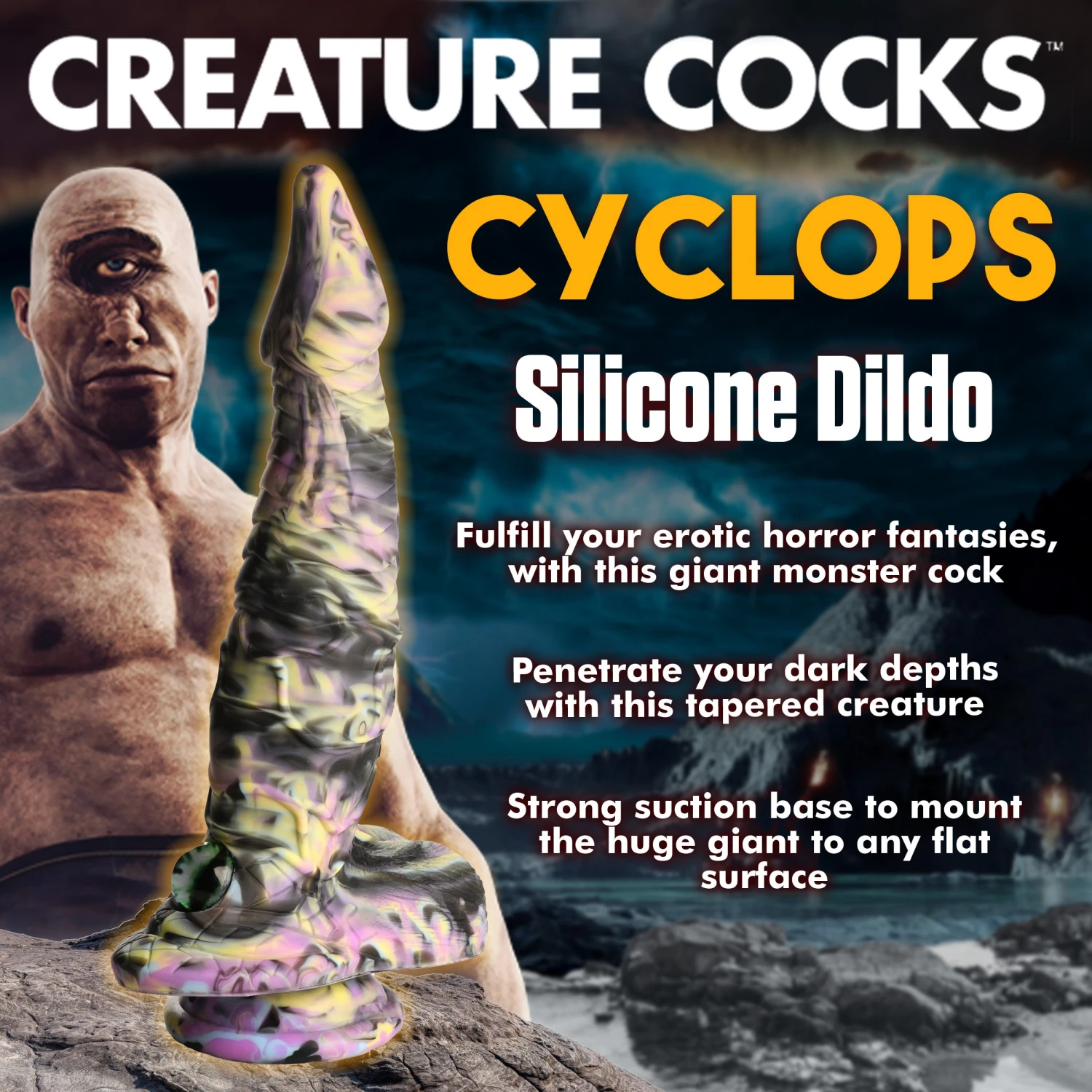 Cyclops Monster Silicone Dildo 2 Cyclops Monster Silicone Dildo - Image 2