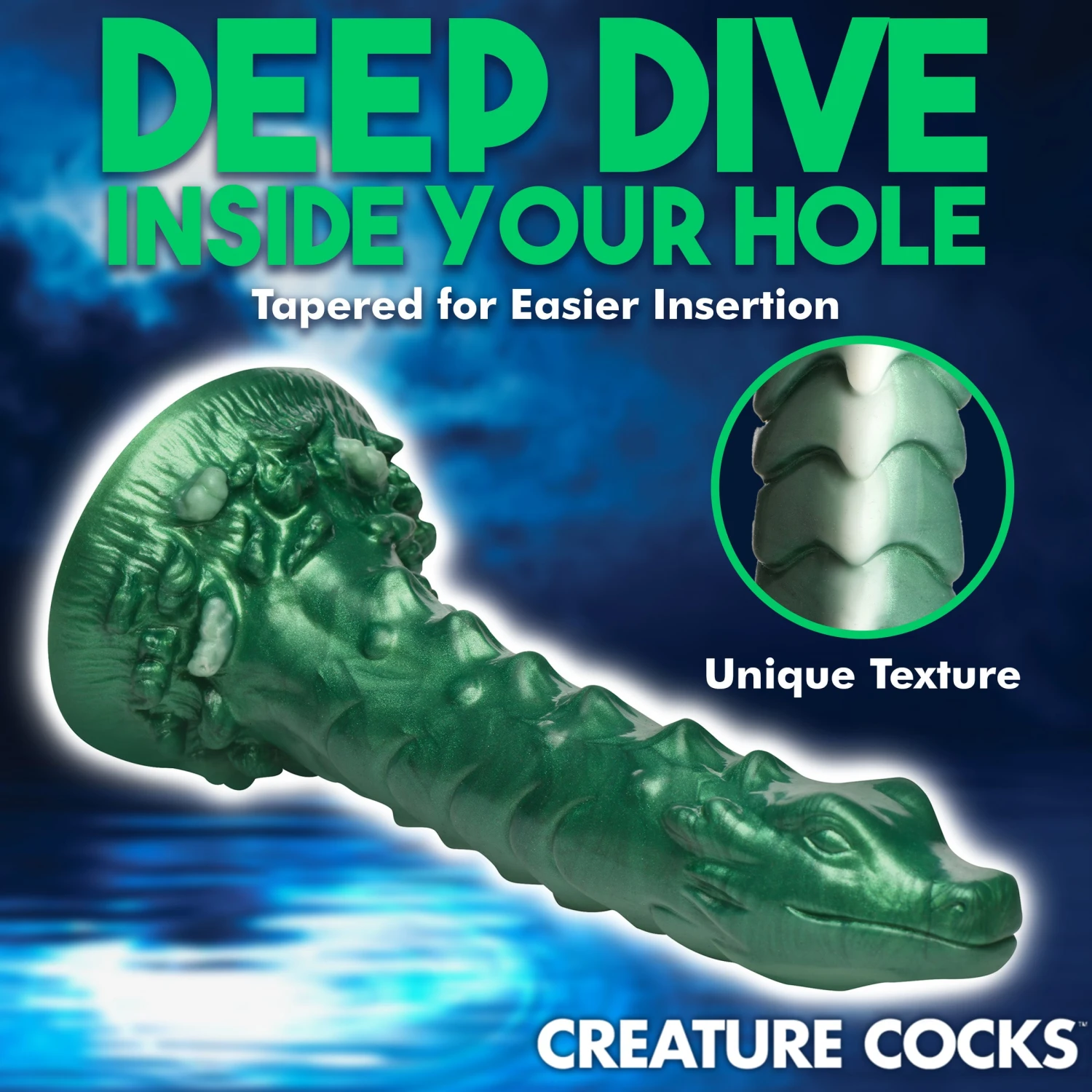 Cockness Monster Lake Creature Silicone Dildo 7 Cockness Monster Lake Creature Silicone Dildo - Image 7