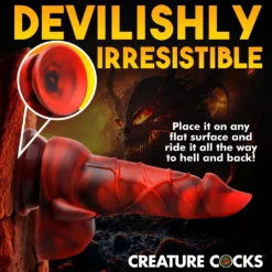 Horny Devil Demon Silicone Dildo 15 Horny Devil Demon Silicone Dildo -Boyz Shop AH266 05