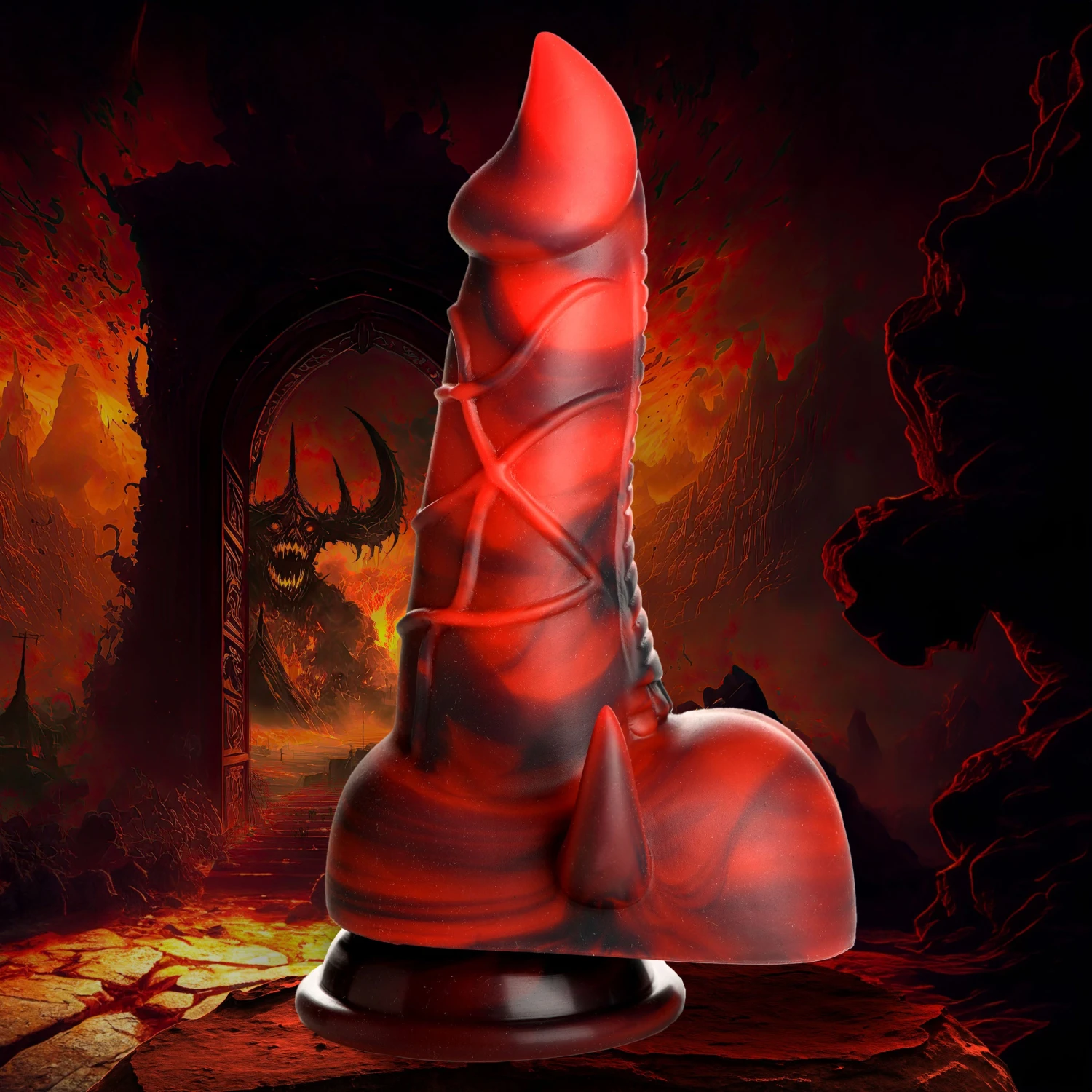 Horny Devil Demon Silicone Dildo 1 Horny Devil Demon Silicone Dildo