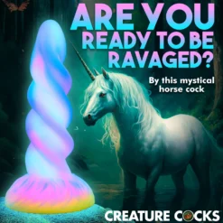 Moon Rider Glow-in-the-dark Unicorn Dildo -Boyz Shop AH276 02