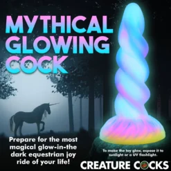 Moon Rider Glow-in-the-dark Unicorn Dildo -Boyz Shop AH276 07