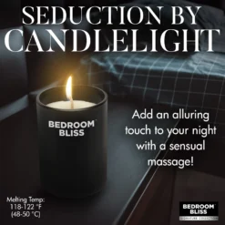 Master Series Lover's Vanilla Massage Candle -Boyz Shop AH279 06