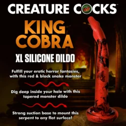 Giant King Cobra Silicone Dildo 13 Giant King Cobra Silicone Dildo -Boyz Shop AH281 XL 01