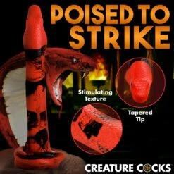 Giant King Cobra Silicone Dildo 16 Giant King Cobra Silicone Dildo -Boyz Shop AH281 XL 05