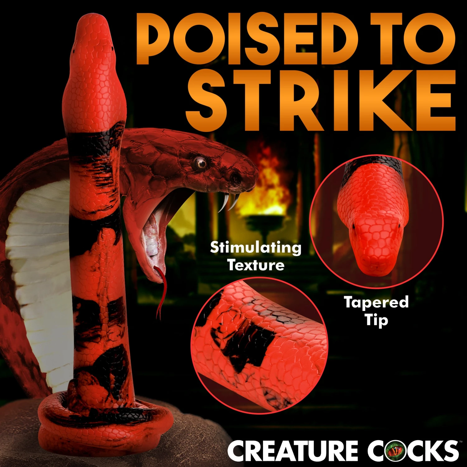 Giant King Cobra Silicone Dildo 8 Giant King Cobra Silicone Dildo - Image 8