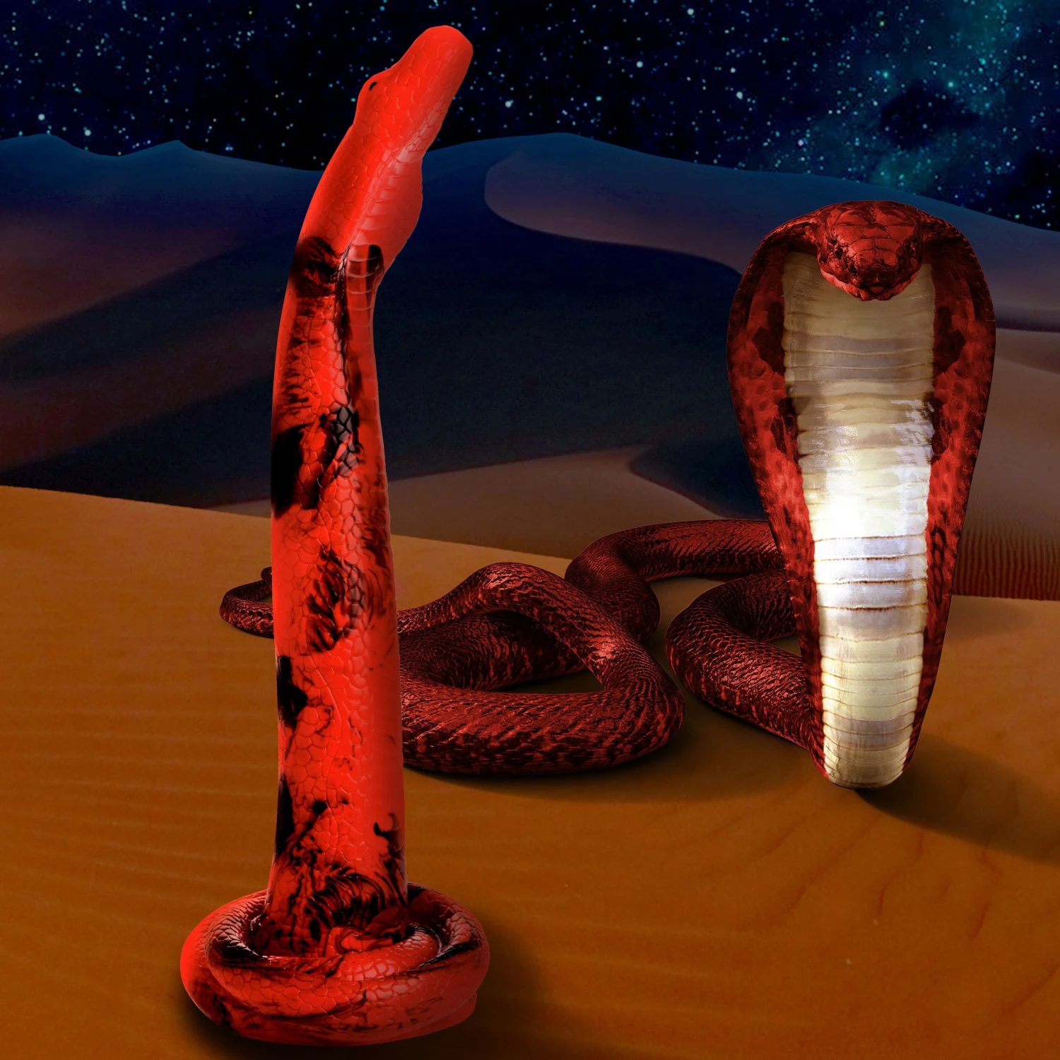 Giant King Cobra Silicone Dildo 1 Giant King Cobra Silicone Dildo