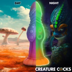 Galactic Cock Alien Creature Glow-in-the-Dark Silicone Dildo -Boyz Shop AH290 07