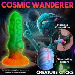 Alien Invader Glow-In-The-Dark Silicone Dildo -Boyz Shop AH292 06