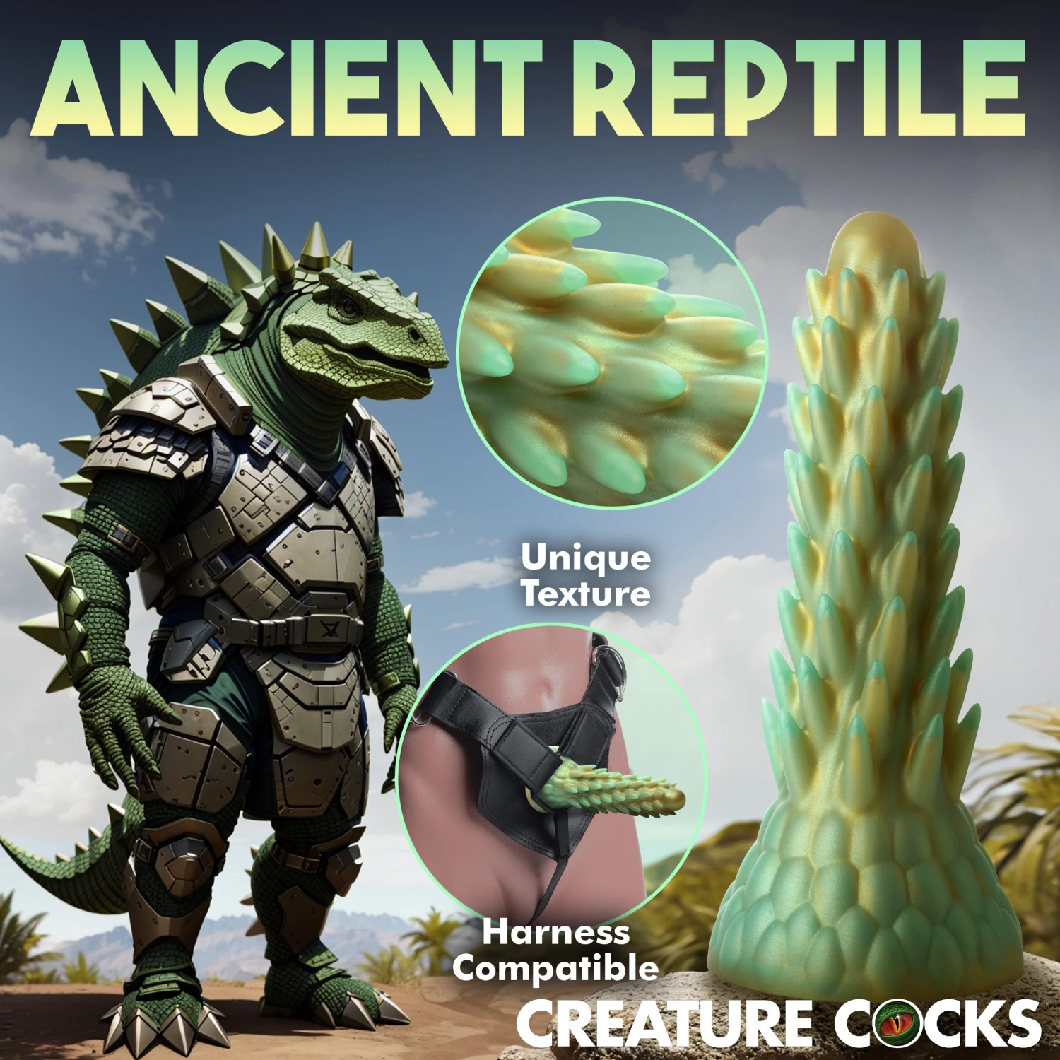 Stegosaurus Spiky Reptile Silicone Dildo 6 Stegosaurus Spiky Reptile Silicone Dildo - Image 6
