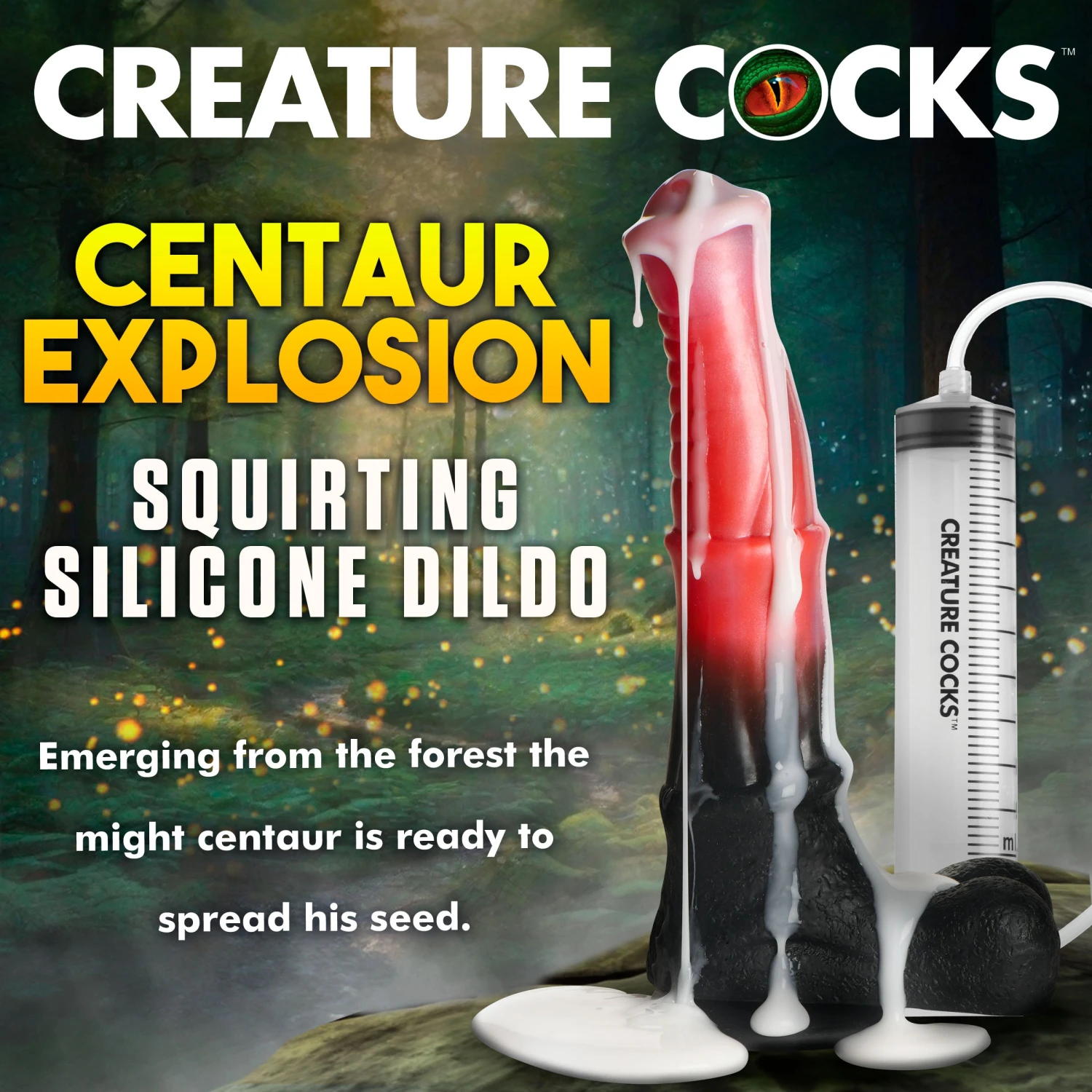 Centaur Explosion Squirting Silicone Dildo 3 Centaur Explosion Squirting Silicone Dildo - Image 3