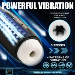 LoveBotz The Milker Max Thrusting And Vibrating Masturbator 10 LoveBotz The Milker Max Thrusting And Vibrating Masturbator -Boyz Shop AH312 02