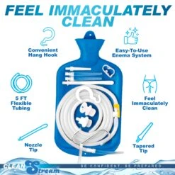 Deluxe Shower Enema Kit With 5 Tips 15 Deluxe Shower Enema Kit With 5 Tips -Boyz Shop AH319 04