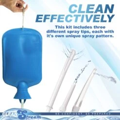 Deluxe Shower Enema Kit With 5 Tips 18 Deluxe Shower Enema Kit With 5 Tips -Boyz Shop AH319 07M