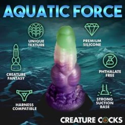 Aqua Phoenix Silicone Dildo 11 Aqua Phoenix Silicone Dildo -Boyz Shop AH321 04