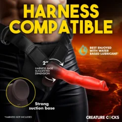 Ramming Hound Thrusting & Vibrating Silicone Dildo -Boyz Shop AH329 02