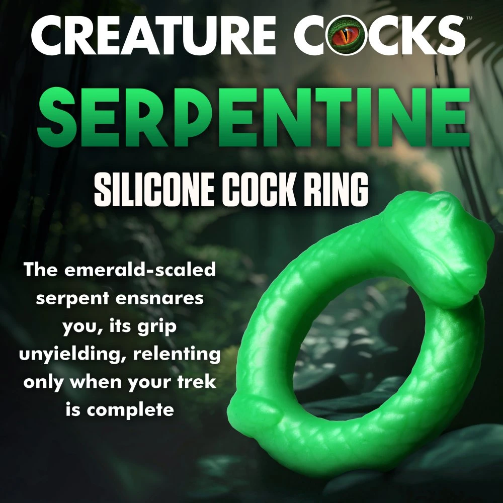 Serpentine Silicone Cock Ring 2 Serpentine Silicone Cock Ring - Image 2