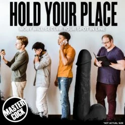 Black Moby Huge 2 Foot Tall Super Dildo 23 Black Moby Huge 2 Foot Tall Super Dildo -Boyz Shop AH345 Black 11