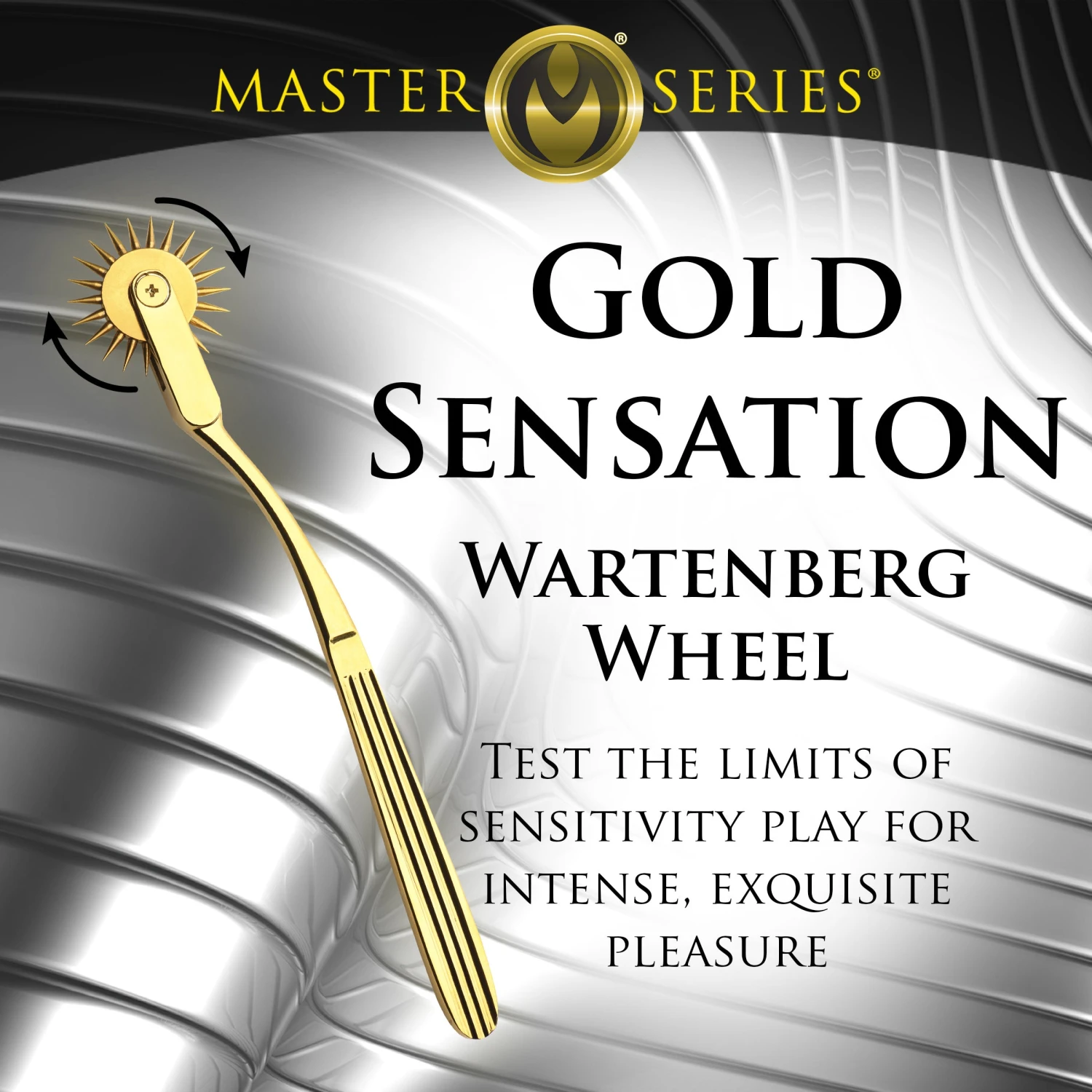 Master Series Gold Sensation Wartenberg Wheel 2 Master Series Gold Sensation Wartenberg Wheel - Image 2
