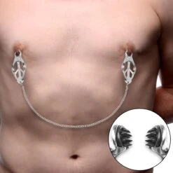 Master Series Primal Spiked Clover Nipple Clamps