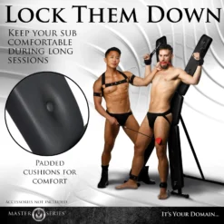 Master Series Deluxe St. Andrew's Cross 8 Master Series Deluxe St. Andrew's Cross -Boyz Shop AH354 02M