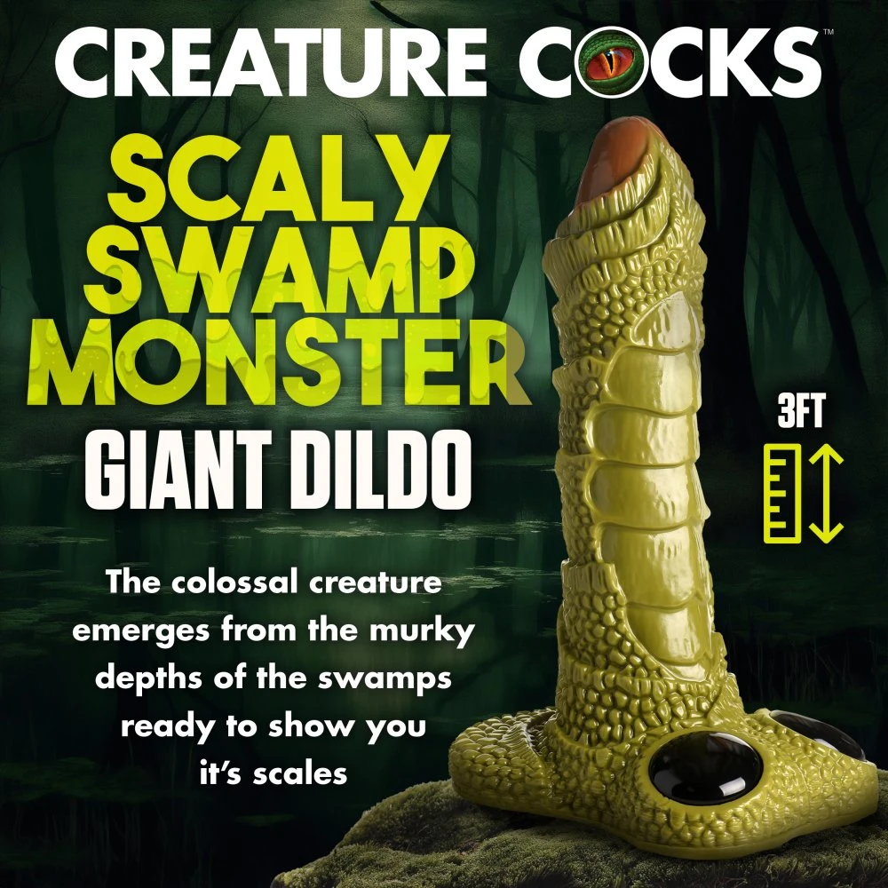 Scaly Swamp Monster 3 Foot Giant Dildo 2 Scaly Swamp Monster 3 Foot Giant Dildo - Image 2