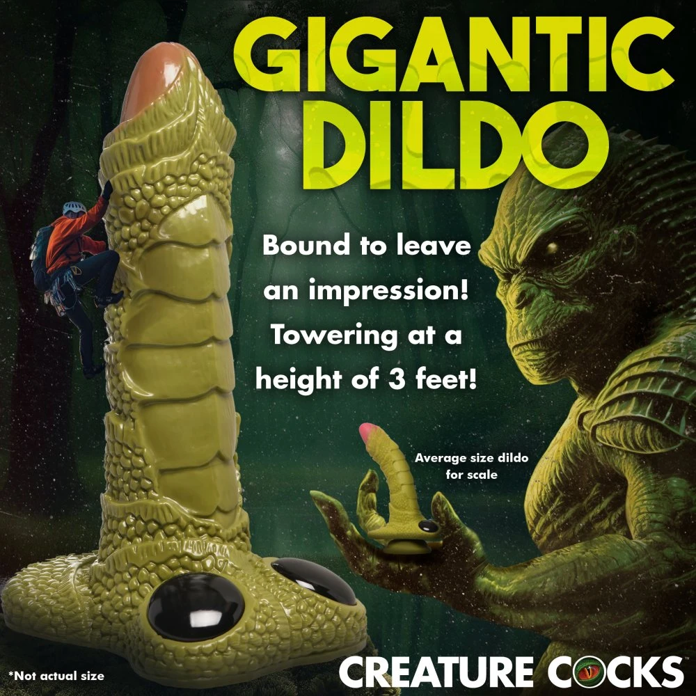 Scaly Swamp Monster 3 Foot Giant Dildo 5 Scaly Swamp Monster 3 Foot Giant Dildo - Image 5
