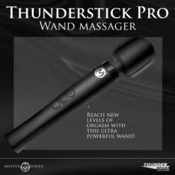 Master Series Thunderstick Pro Silicone Wand Massager