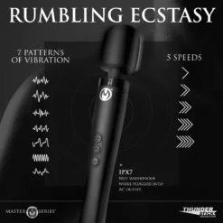 Master Series Thunderstick Pro Silicone Wand Massager 13 Master Series Thunderstick Pro Silicone Wand Massager -Boyz Shop AH360 02 m