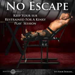 Master Series Leg Spreader Obedience Chair With Sex Machine 10 Master Series Leg Spreader Obedience Chair With Sex Machine -Boyz Shop AH363 02M