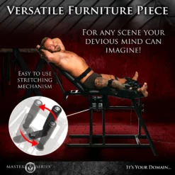 Master Series Leg Spreader Obedience Chair With Sex Machine 11 Master Series Leg Spreader Obedience Chair With Sex Machine -Boyz Shop AH363 05 BZ