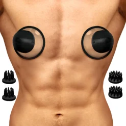 Size Matters 10X Rotating Nipple Suckers With 4 Attachments