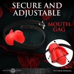 Master Series Gag Order Extreme Silicone Ball Gag 6 Master Series Gag Order Extreme Silicone Ball Gag -Boyz Shop AH398 03