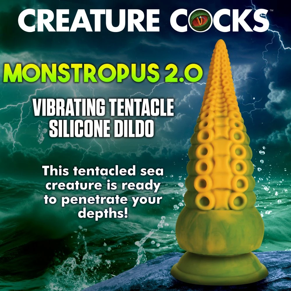 Monstropus 2.0 Vibrating Tentacle Silicone Dildo 2 Monstropus 2.0 Vibrating Tentacle Silicone Dildo - Image 2
