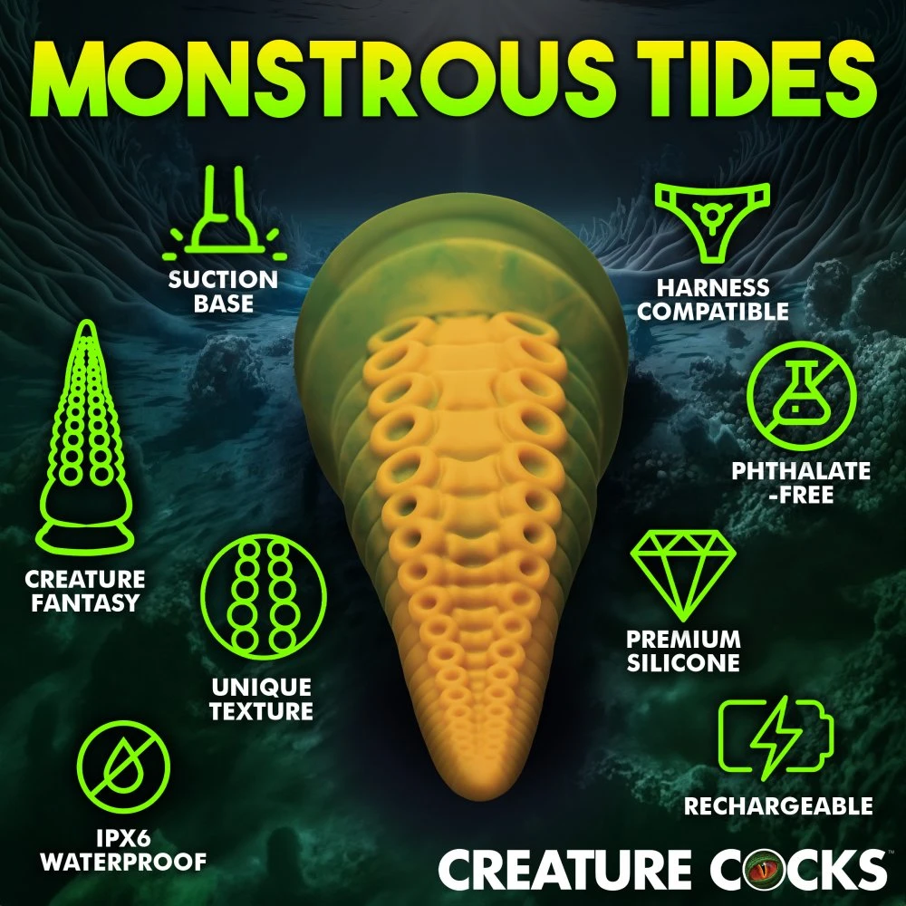 Monstropus 2.0 Vibrating Tentacle Silicone Dildo 5 Monstropus 2.0 Vibrating Tentacle Silicone Dildo - Image 5