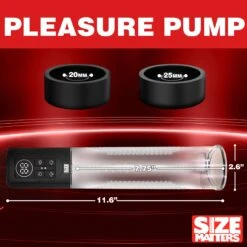 Size Matters Sucking Penis Pump With Digital Display -Boyz Shop AH406 03