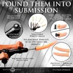 Master Series Ultimate Enforcer Forced Orgasm Tower With Sex Machine -Boyz Shop AH410 05