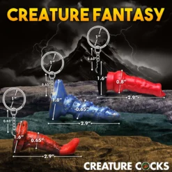 Hell-Hound, Lord Kraken, & King Cobra Silicone Keychain Set -Boyz Shop AH429 03