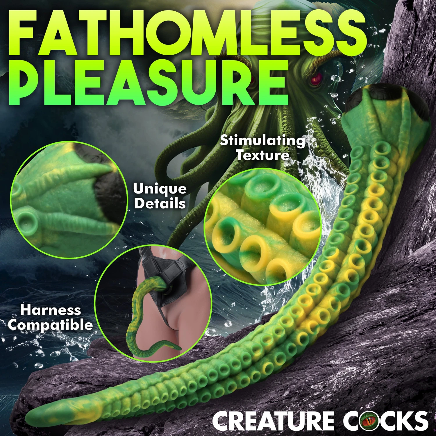 Titan Tentacle Extra Long Silicone Dildo 8 Titan Tentacle Extra Long Silicone Dildo - Image 8