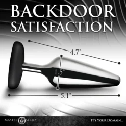Master Series Butt Slut Metal & Silicone Butt Plug 10 Master Series Butt Slut Metal & Silicone Butt Plug -Boyz Shop AH445 03 f261ce18 1ffe 4b62 ab55 bc0f7a0bf260