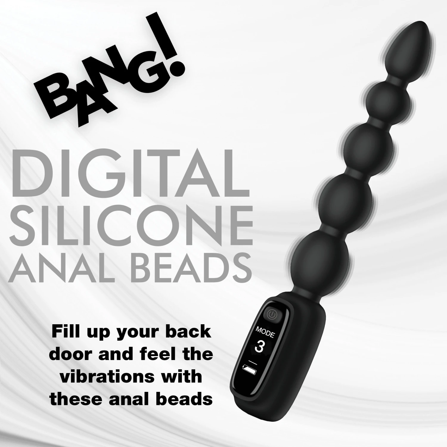 Silicone Anal Beads With Digital Display 2 Silicone Anal Beads With Digital Display - Image 2