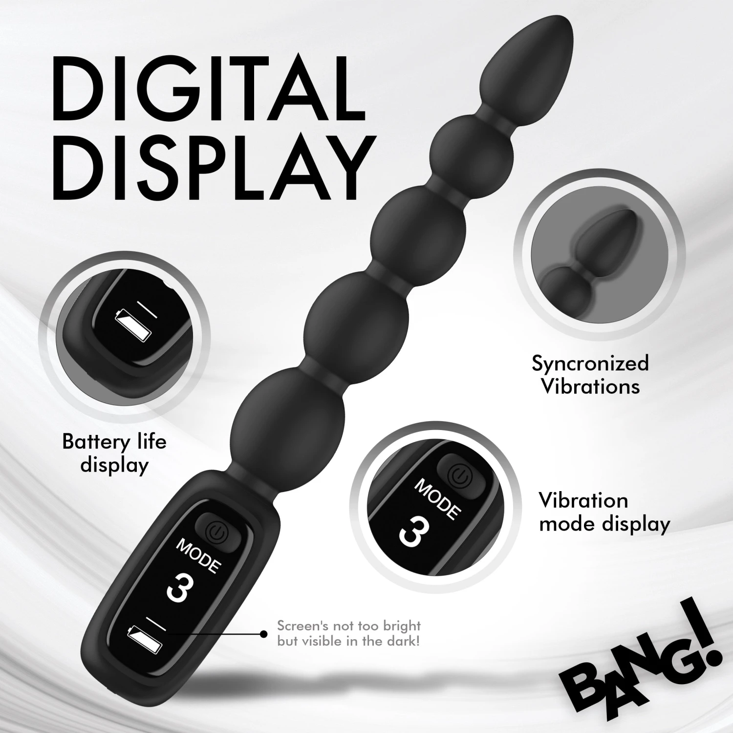 Silicone Anal Beads With Digital Display 5 Silicone Anal Beads With Digital Display - Image 5