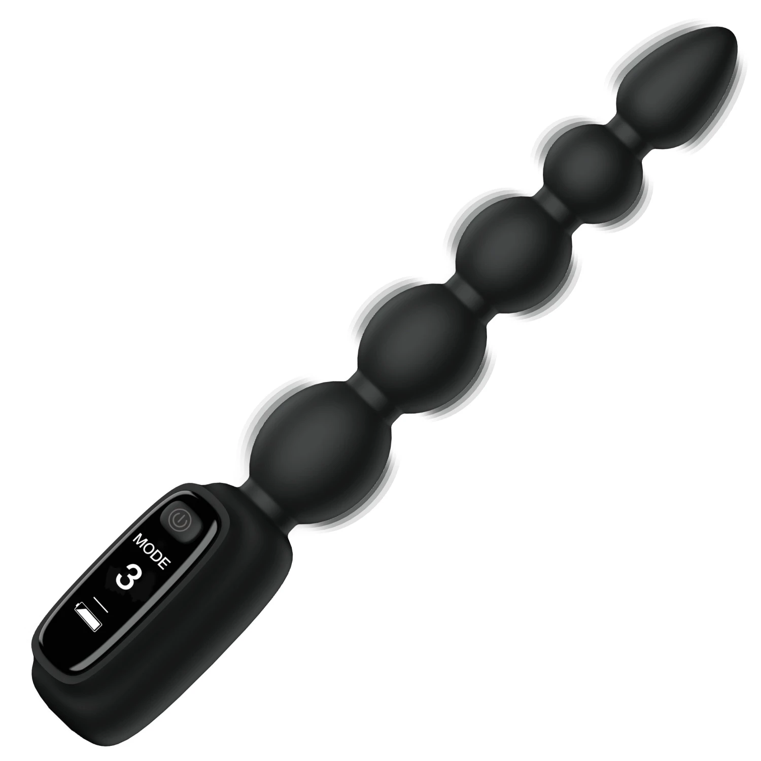Silicone Anal Beads With Digital Display 1 Silicone Anal Beads With Digital Display