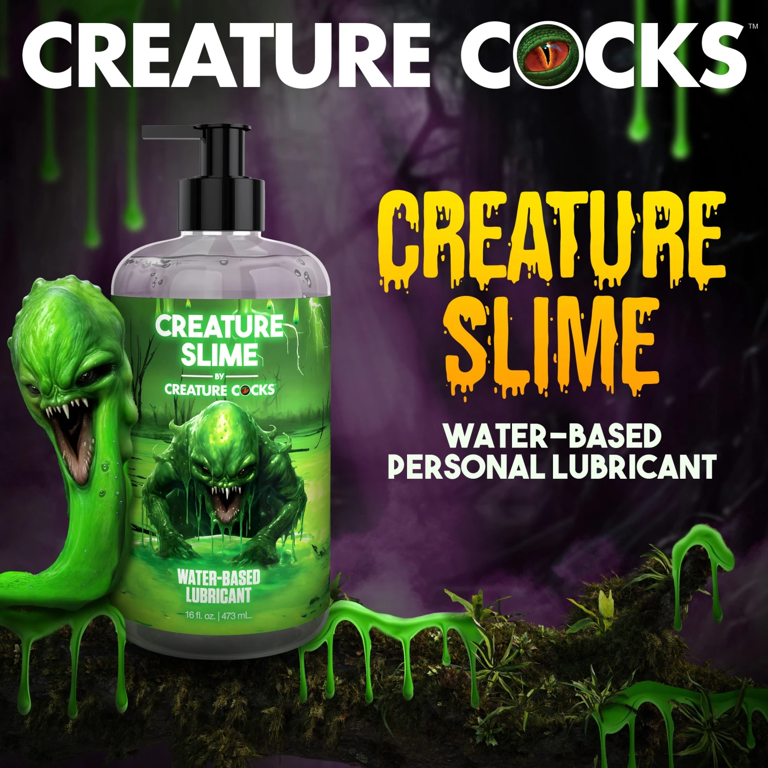Creature Slime Water-Based Lubricant 7 Creature Slime Water-Based Lubricant - Image 7
