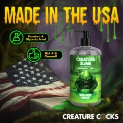 Creature Slime Water-Based Lubricant 12 Creature Slime Water-Based Lubricant -Boyz Shop AH455 16oz 04