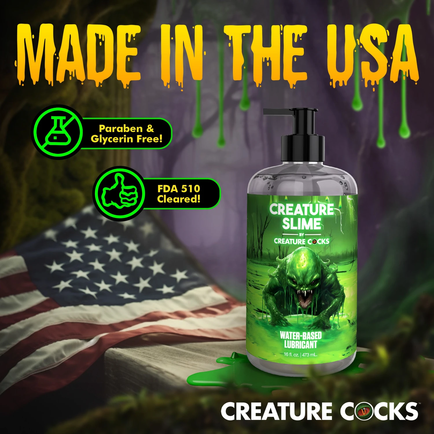 Creature Slime Water-Based Lubricant 6 Creature Slime Water-Based Lubricant - Image 6