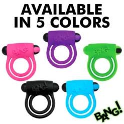 Glow-in-the-Dark Silicone Vibrating Cock Ring -Boyz Shop AH460 10